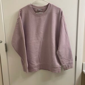 Aritzia TNA Cozy Fleece Perfect Crew Sweater